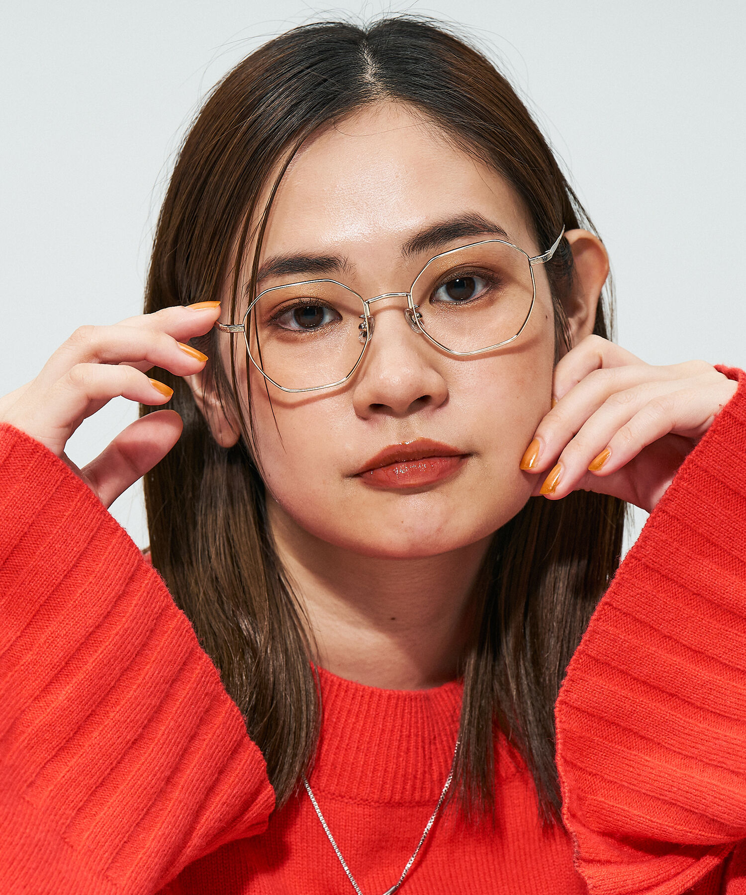  「Zoff｜STUDIO SEVEN｜ウェリントン型 メガネ チタン 軽量 多角形 メタルフレーム レンズ交換券付き 」|メガネ|