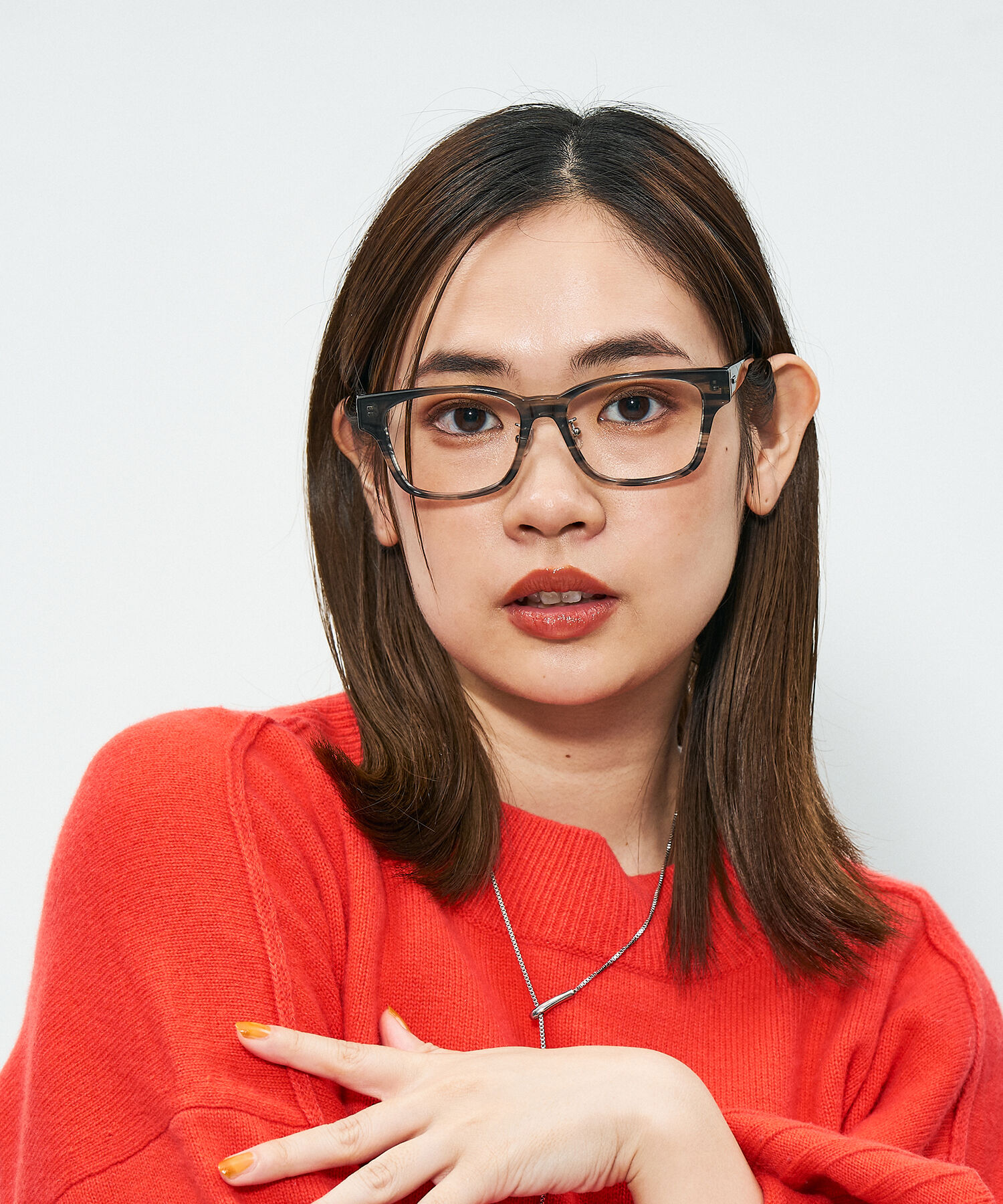  「Zoff｜STUDIO SEVEN｜ウェリントン型 メガネ 黒縁 太縁フレーム クリアフレーム レンズ交換券付き」|メガネ|