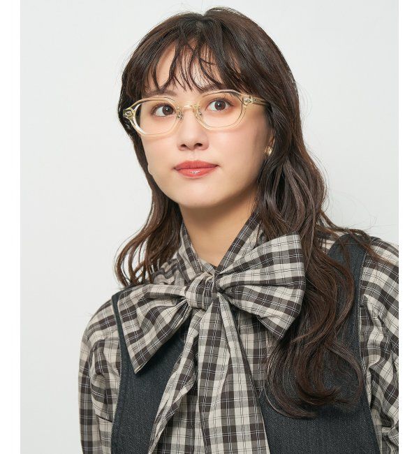  「Zoff｜SHIBATA HIKARI｜メガネ｜多角形型｜伊達・度付き レンズ交換券付」|メガネ|