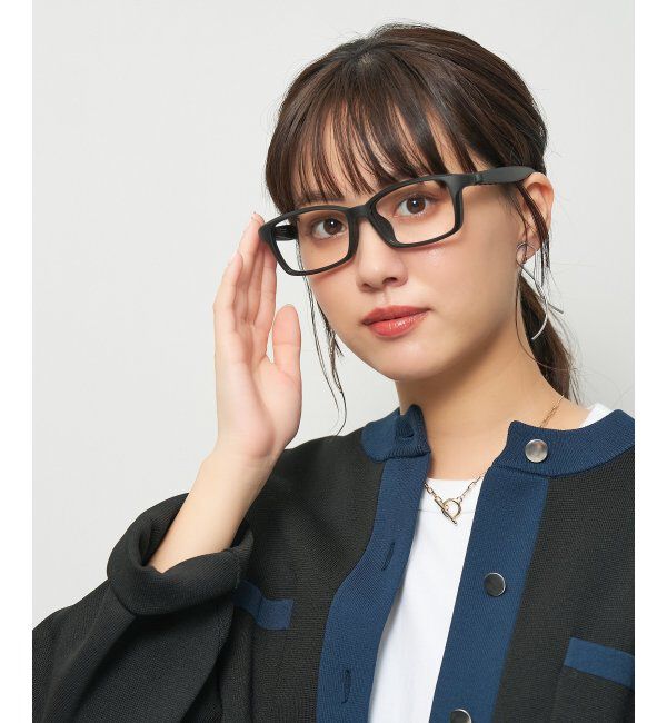  「Zoff｜GALILEO メガネ 柔軟性抜群 金属フリー Lサイズ ユニセックス レンズ交換券付」|メガネ|