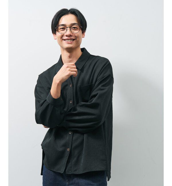  「ボストン型 メガネ | レザー調 ラバーテンプル 眼鏡 伊達メガネ 度付き CLASSIC レンズ交換券付」|メガネ|