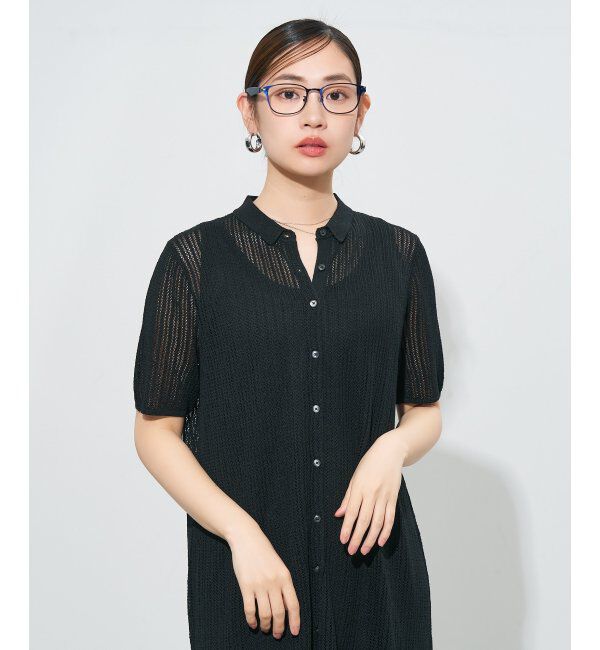  「ボストン型 メガネ | レザー調 ラバーテンプル 眼鏡 伊達メガネ 度付き CLASSIC レンズ交換券付」|メガネ|