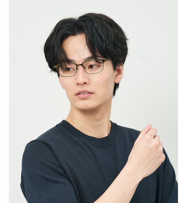  「ウェリントン型 ビジネス・アクティブ用 メガネ【CLAP CLICK搭載】 ずれ落ち防止 レンズ交換券付」|メガネ|