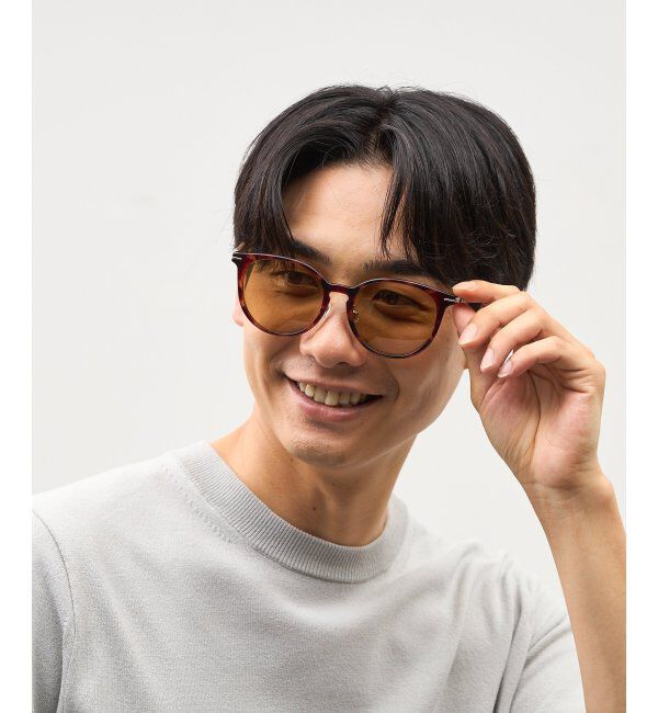  「SUNCUTGlasses/UV100%CUT サングラス｜ラバーテンプル｜ズレ落ち防止｜カラーレンズ｜紫外線対策 UVカット」|サングラス|