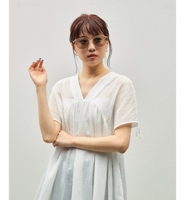  「SUNCUTGlasses/UV100%CUT サングラス｜ラバーテンプル｜ズレ落ち防止｜カラーレンズ｜紫外線対策 UVカット」|サングラス|