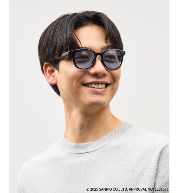  「Zoff｜はぴだんぶい ウェリントン型 サングラス｜紫外線対策 UVカット｜ユニセックス｜グッズ  」|サングラス|