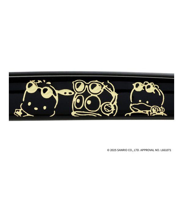  「Zoff｜はぴだんぶい ウェリントン型 サングラス｜紫外線対策 UVカット｜ユニセックス｜グッズ  」|サングラス|