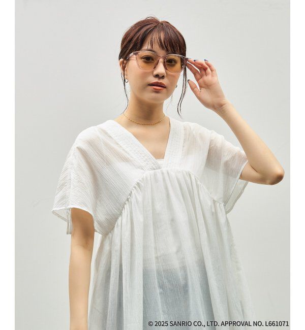  「Zoff｜はぴだんぶい ウェリントン型 サングラス｜紫外線対策 UVカット｜ユニセックス｜グッズ  」|サングラス|