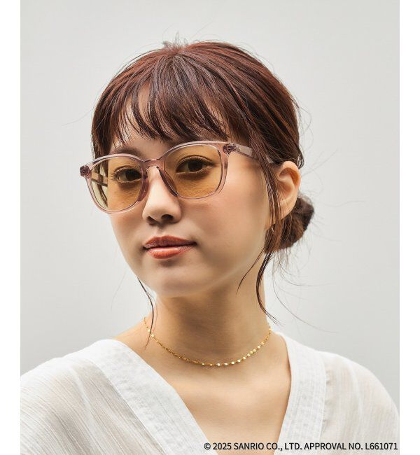  「Zoff｜はぴだんぶい ウェリントン型 サングラス｜紫外線対策 UVカット｜ユニセックス｜グッズ  」|サングラス|