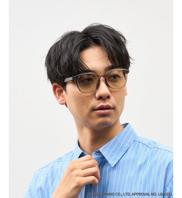  「Zoff｜はぴだんぶい ウェリントン型 サングラス｜紫外線対策 UVカット｜ユニセックス｜グッズ  」|サングラス|