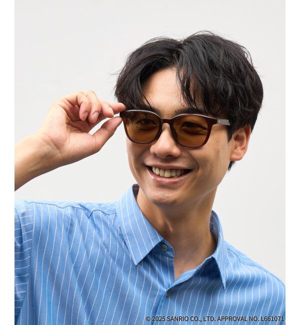  「Zoff｜はぴだんぶい ウェリントン型 サングラス｜紫外線対策 UVカット｜ユニセックス｜グッズ  」|サングラス|