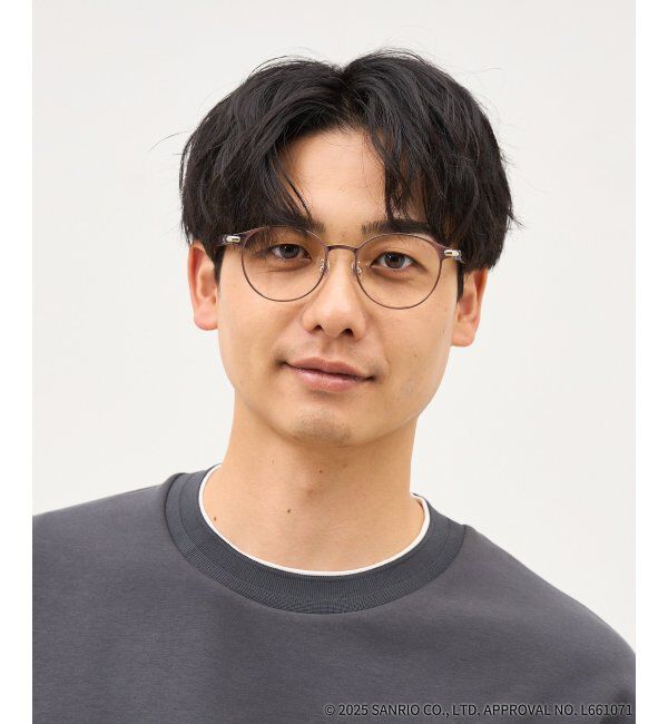  「Zoff｜はぴだんぶい 【タキシードサム モデル】メガネ｜伊達・度付きメガネ｜グッズ   レンズ交換券付」|メガネ|