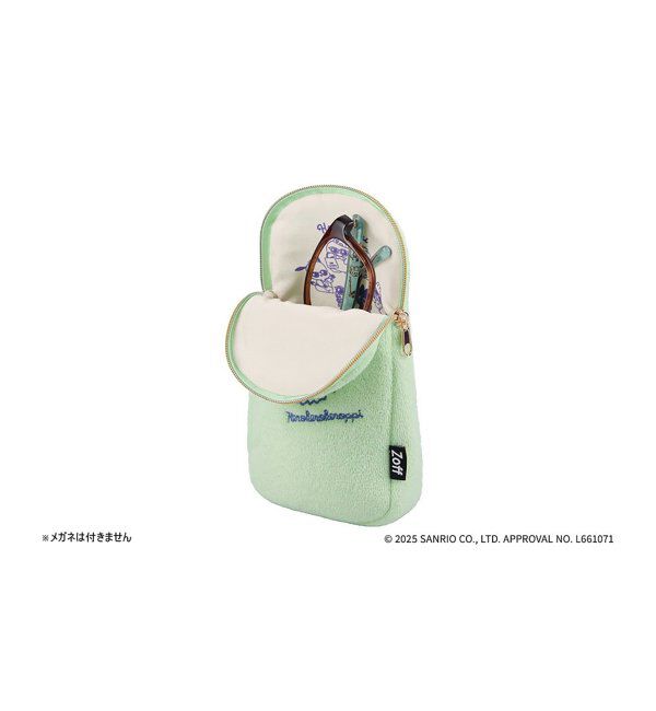  「Zoff｜はぴだんぶい メガネ・サングラスケース｜化粧ポーチ｜可愛い｜ギフト グッズ  」|サングラス|