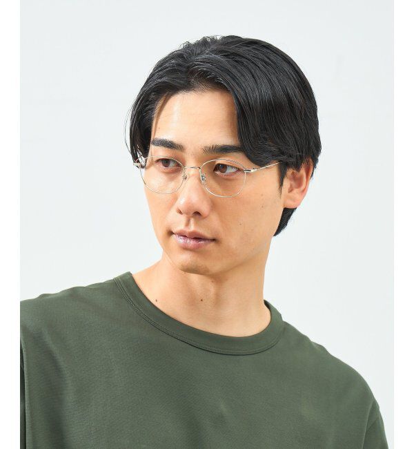  「ウェリントン型 メガネ 軽量｜メタルフレーム｜伊達メガネ 度付きメガネ｜大人可愛い  レンズ交換券付」|メガネ|