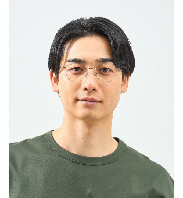  「ウェリントン型 メガネ 軽量｜メタルフレーム｜伊達メガネ 度付きメガネ｜大人可愛い  レンズ交換券付」|メガネ|