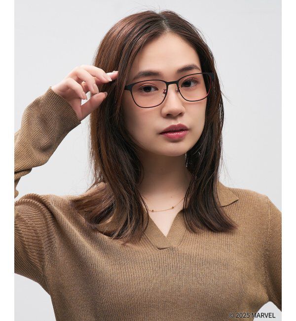  「MARVEL COLLECTION【デッドプール モデル】 2wayメガネ・サングラス（偏光機能搭載）N&D   レンズ交換券付」|メガネ|