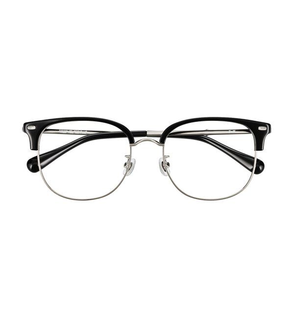  「Zoff｜CLASSIC メガネ | サーモント グランパコア 伊達メガネ 度付き 読書 ビジネス   レンズ交換券付」|メガネ|