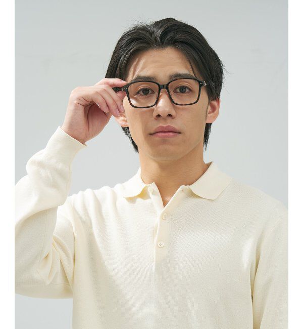  「 ウェリントン型 メガネ | 黒縁フレーム 伊達めがね 度付きユニセックス 読書  CLASSIC  レンズ交換券付」|メガネ|