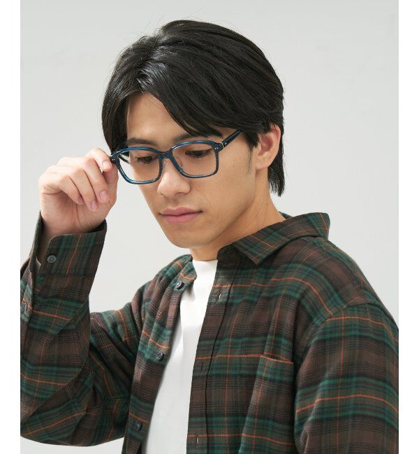  「 ウェリントン型 メガネ | 黒縁フレーム 伊達めがね 度付きユニセックス 読書  CLASSIC  レンズ交換券付」|メガネ|