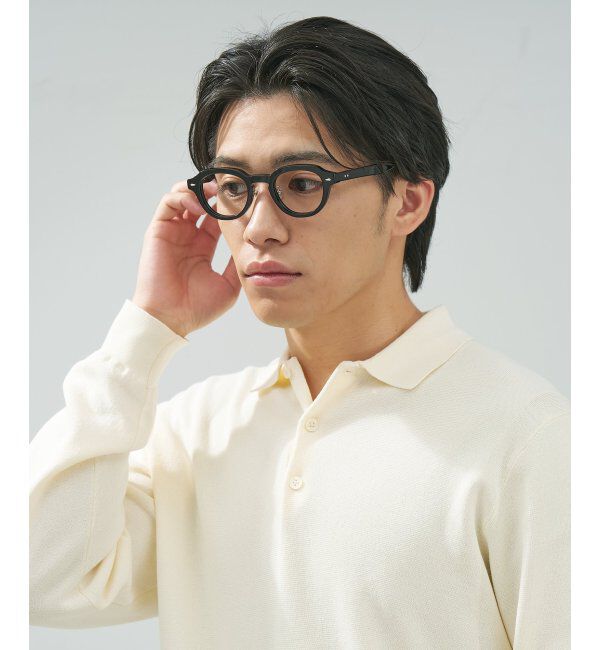  「 ボストン型 メガネ | 黒縁フレーム 伊達めがね 度付きユニセックス 読書  CLASSIC  レンズ交換券付」|メガネ|