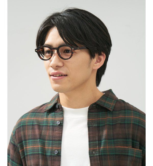  「 ボストン型 メガネ | 黒縁フレーム 伊達めがね 度付きユニセックス 読書  CLASSIC  レンズ交換券付」|メガネ|