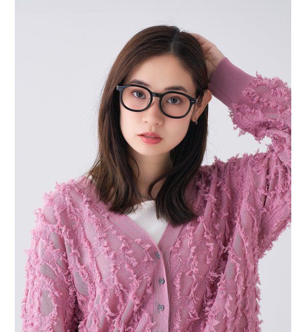  「 ボストン型 メガネ | 黒縁フレーム 伊達めがね 度付きユニセックス 読書  CLASSIC  レンズ交換券付」|メガネ|ブラック