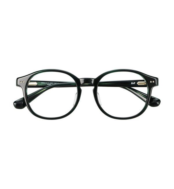  「 ボストン型 メガネ | 黒縁フレーム 伊達めがね 度付きユニセックス 読書  CLASSIC  レンズ交換券付」|メガネ|