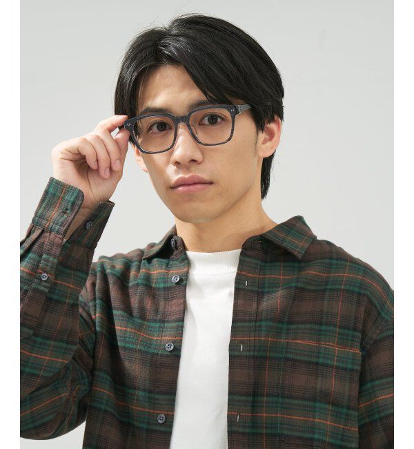  「 ウェリントン型 メガネ | 四角 黒縁フレーム 伊達めがね 度付きユニセックス  CLASSIC  レンズ交換券付」|メガネ|