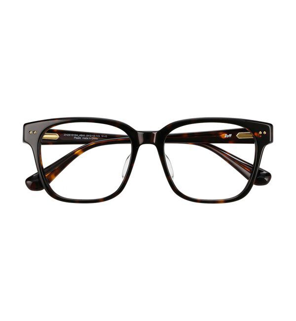  「 ウェリントン型 メガネ | 四角 黒縁フレーム 伊達めがね 度付きユニセックス  CLASSIC  レンズ交換券付」|メガネ|