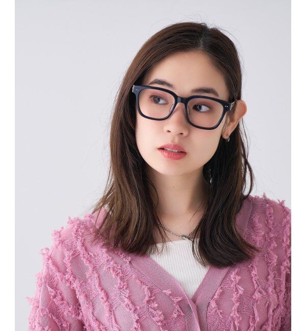  「 ウェリントン型 メガネ | 四角 黒縁フレーム 伊達めがね 度付きユニセックス  CLASSIC  レンズ交換券付」|メガネ|