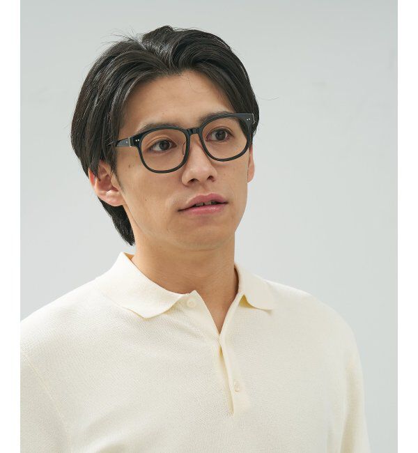  「 ウェリントン型 メガネ | 黒縁フレーム 伊達めがね 度付きユニセックス 読書  CLASSIC  レンズ交換券付」|メガネ|