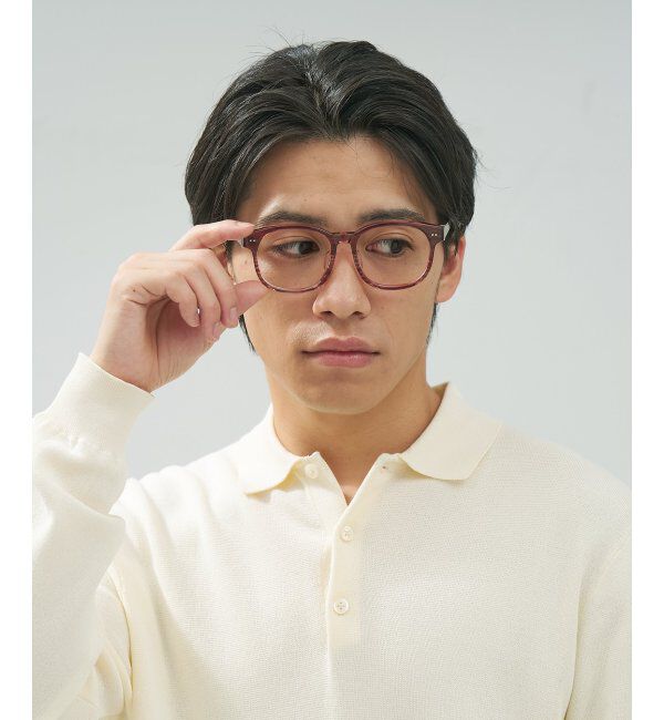  「 ウェリントン型 メガネ | 黒縁フレーム 伊達めがね 度付きユニセックス 読書  CLASSIC  レンズ交換券付」|メガネ|