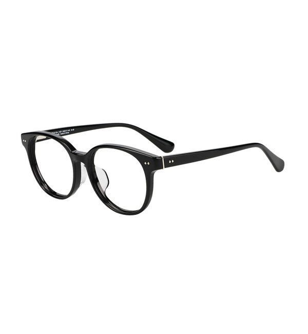  「 ボストン型 メガネ | 黒縁フレーム 伊達めがね 度付きユニセックス 読書  CLASSIC  レンズ交換券付」|メガネ|