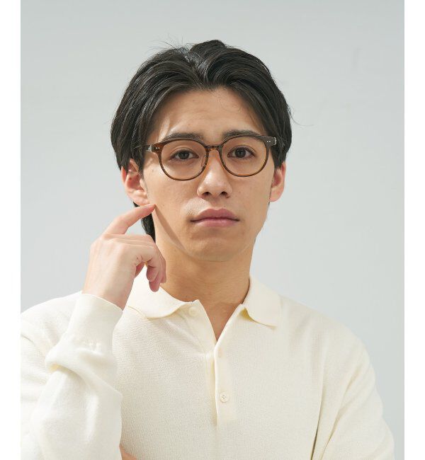  「 ボストン型 メガネ | 黒縁フレーム 伊達めがね 度付きユニセックス 読書  CLASSIC  レンズ交換券付」|メガネ|