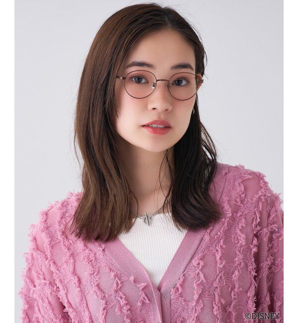  「Zoff｜Disney  &rdquo;Baby Animals&rdquo; メガネ [バンビ ﾓﾃﾞﾙ] ディズニー 伊達・度付き    レンズ交換券付」|メガネ|薄ブラウン