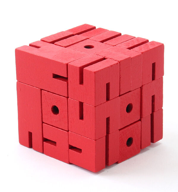  「【イギリスからやってきた大人の立体パズル】パズルマン」|ギフト|赤