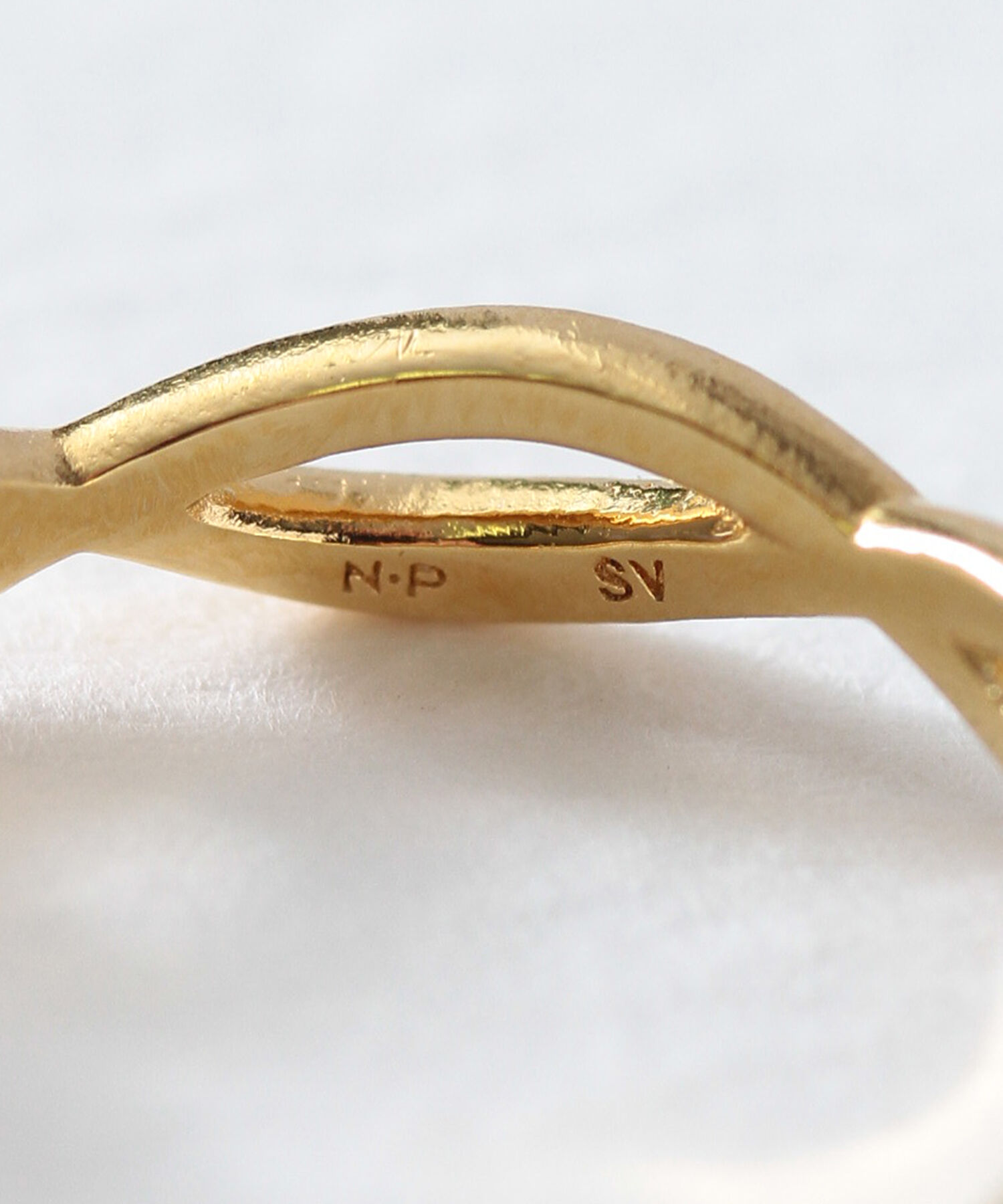  「silver925 ニュアンスクロス リング (ニッケルフリー)」|リング|