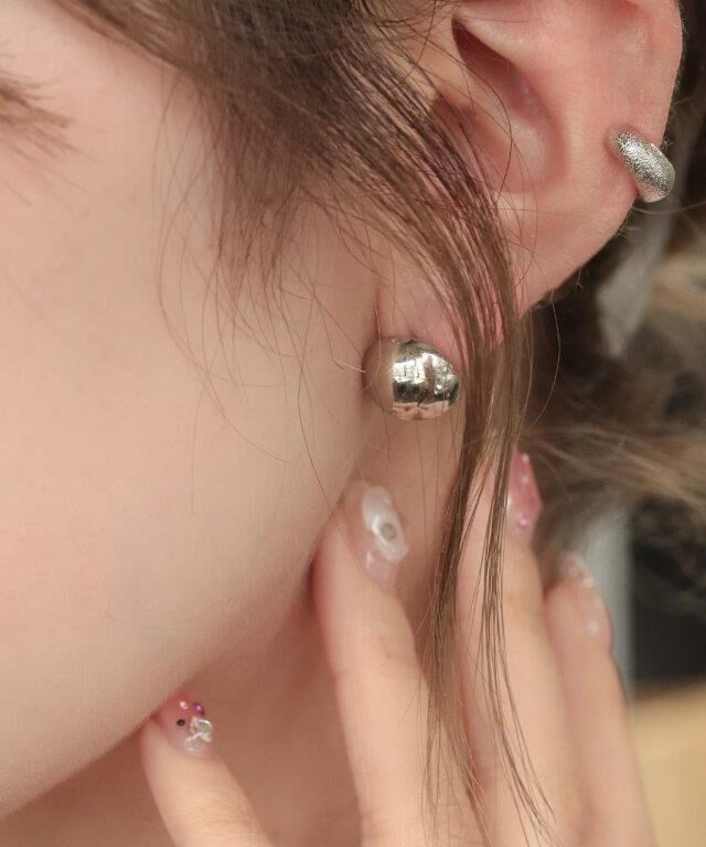  「Bubbloop あらしイヤリング　ノンホールピアス」|イヤリング|