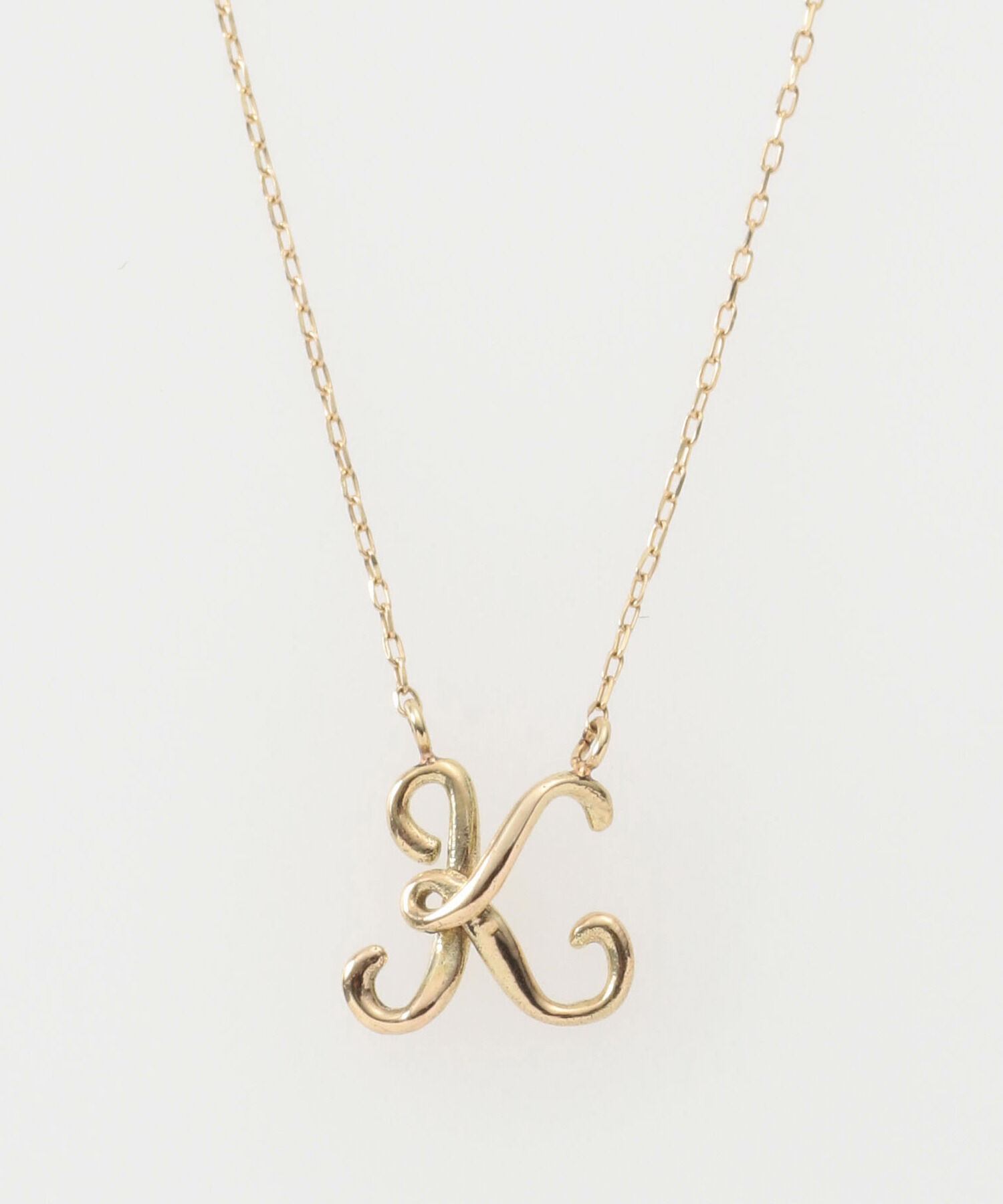 JUPITER「【K10】イニシャルネックレス」|ネックレス|