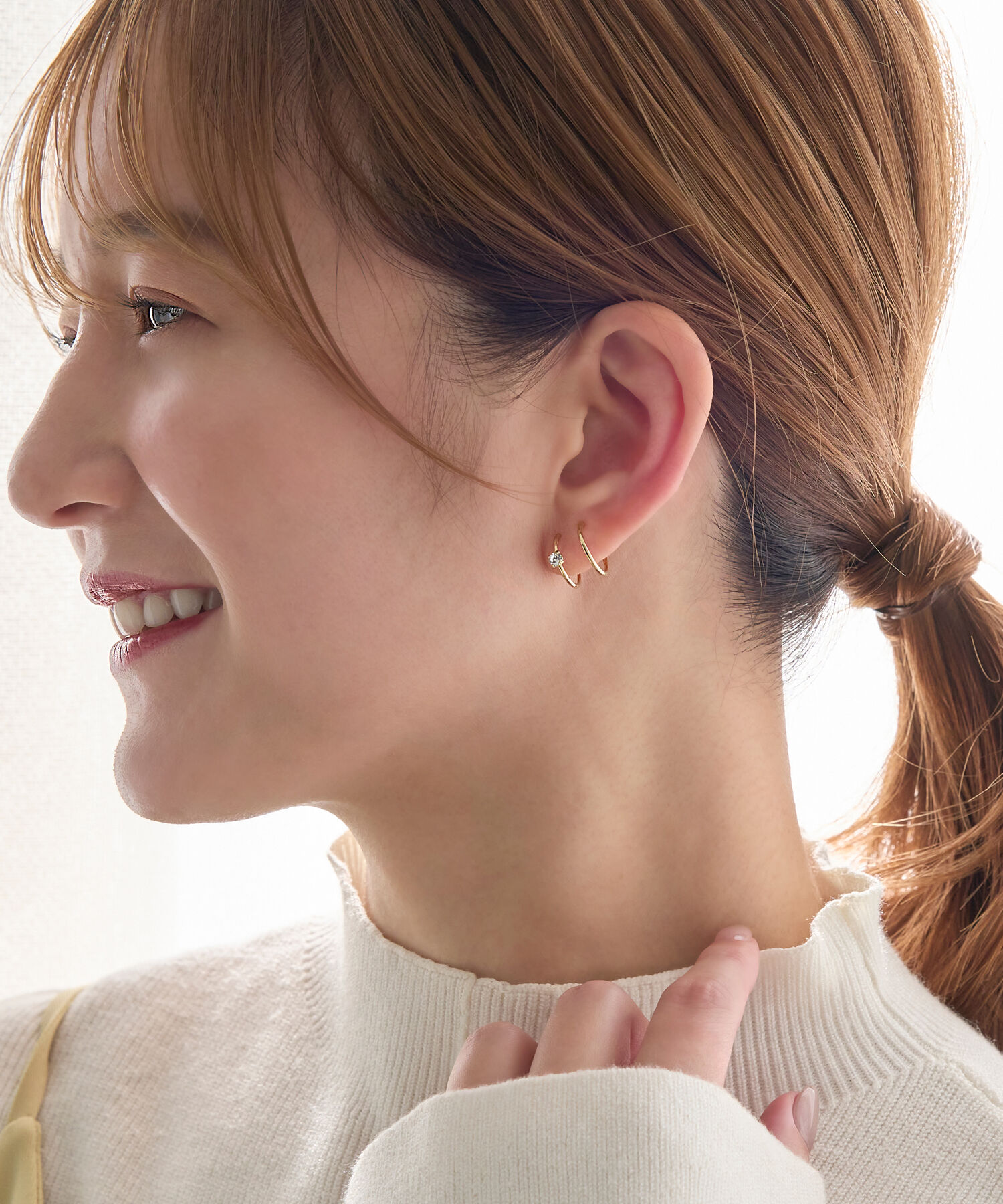 Phoebe「グリーミングワングレインイヤリング」|イヤリング|