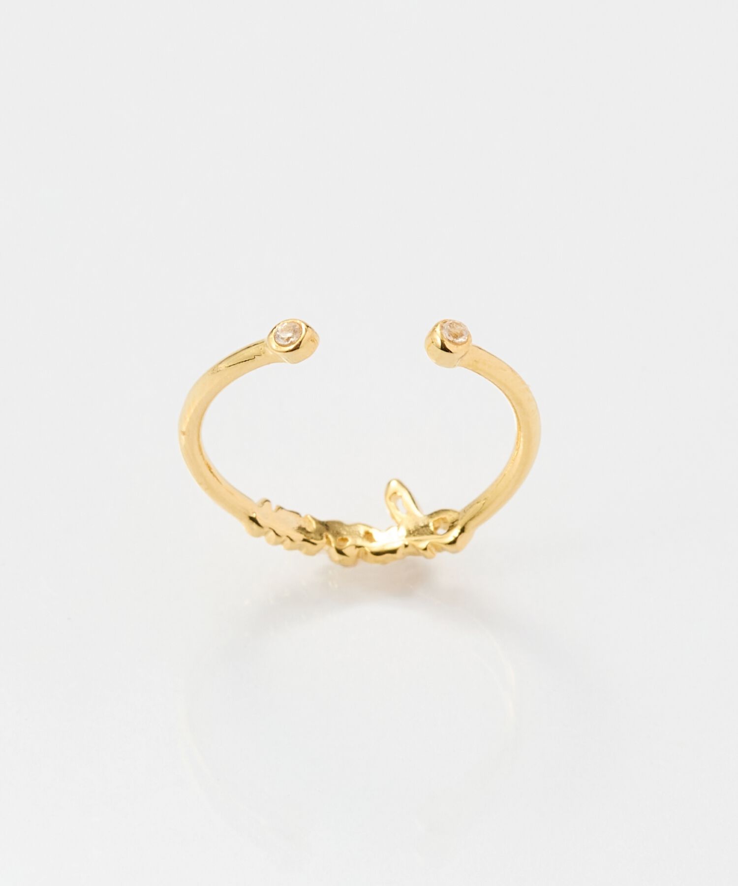 Phoebe「ラッキーレターピンキーリング(チャーム)」|リング|