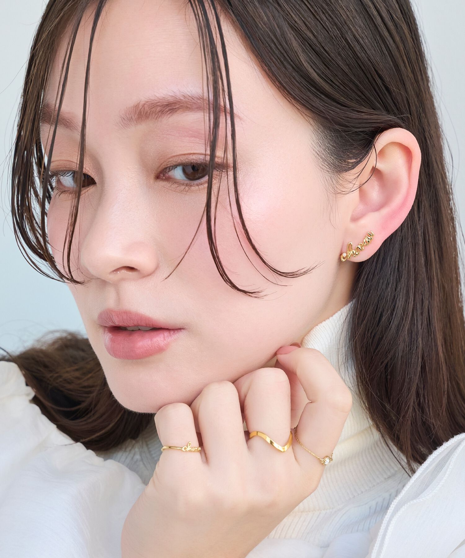 Phoebe「ラッキーレターピアス&イヤリング(チャーム)/片耳」|ピアス|