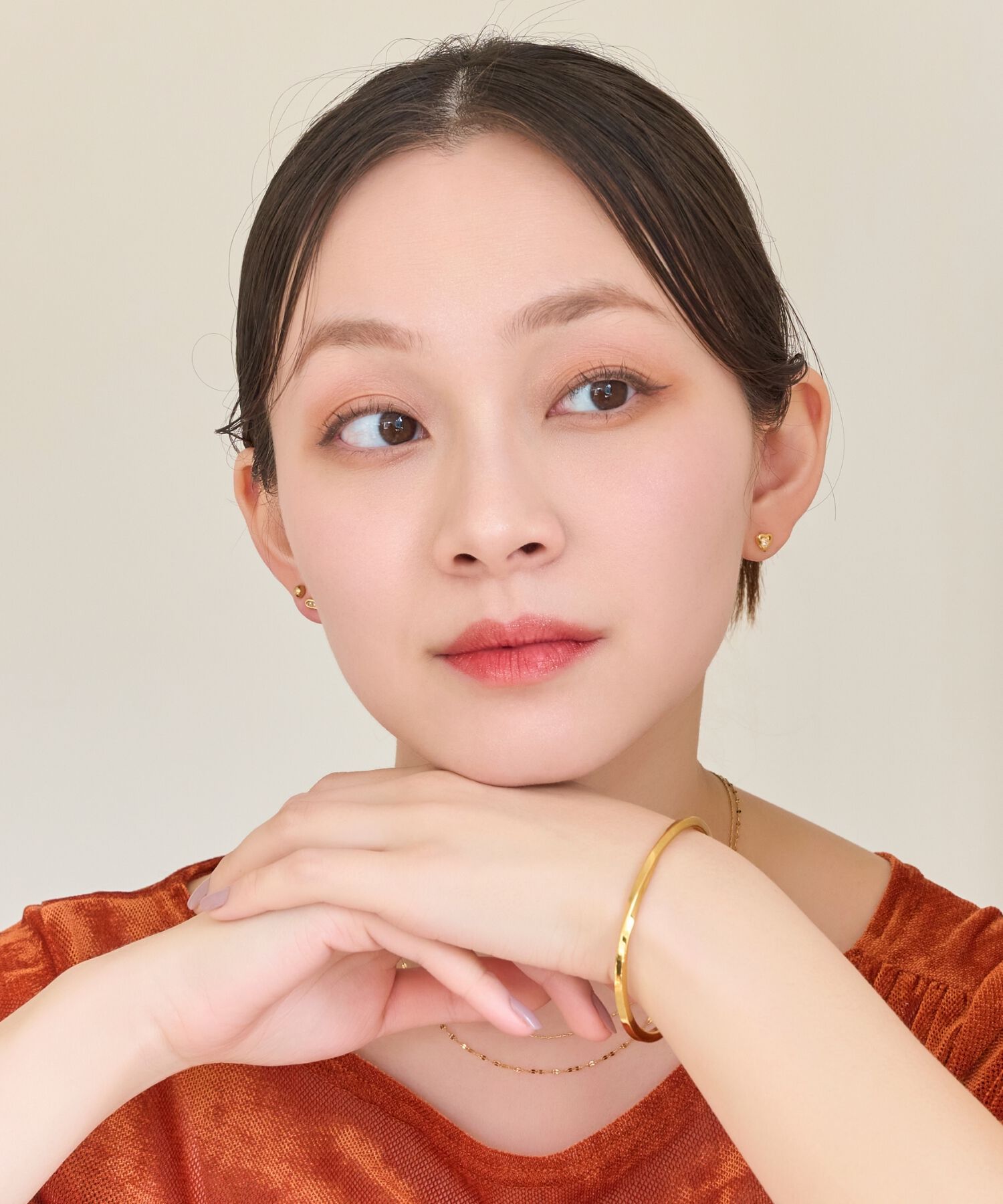 Phoebe「【金属アレルギー対応】ライトツイストメタルバングル/サージカルステンレス」|ブレスレット・バングル|