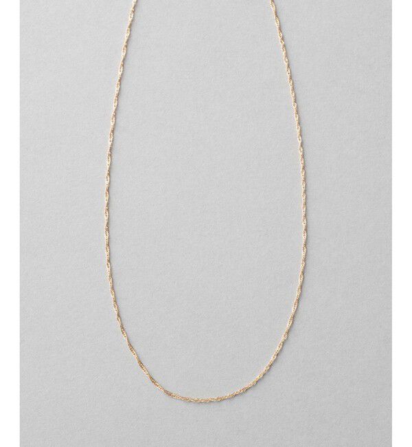 ete「K10YG スクリューチェーン ネックレス」|ネックレス|イエローゴールド