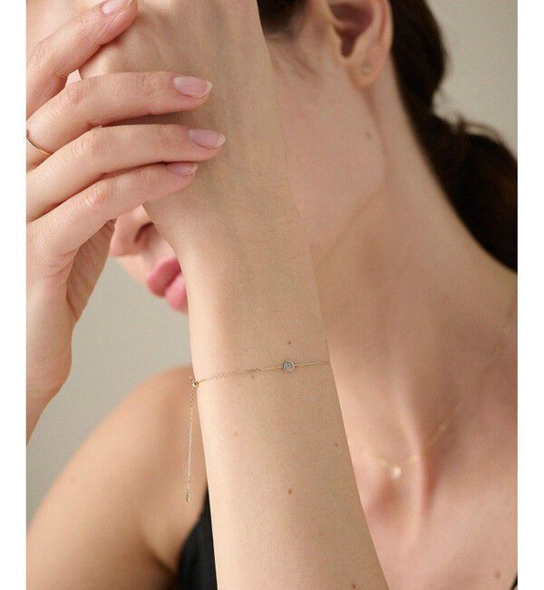 ete「K10YG ブリリアント ブラウンダイヤモンド ブレスレット」|ブレスレット・バングル|