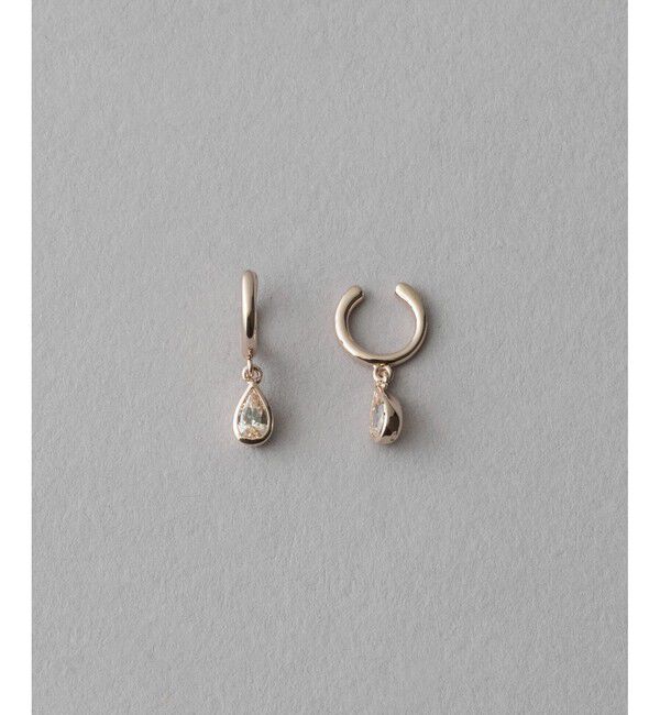 ete「ビジュー イヤリング」|イヤリング|ピンクゴールド