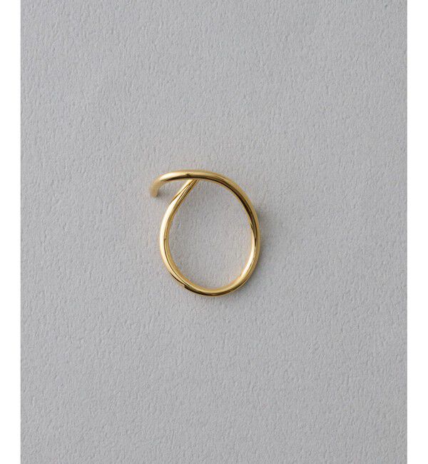 ete「[シェイドカフ] プレーン S イエローゴールド」|イヤーカフ|L