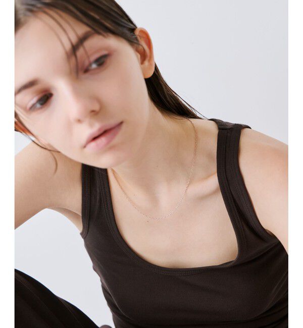 ete「カッティング小豆チェーン ネックレス」|ネックレス|