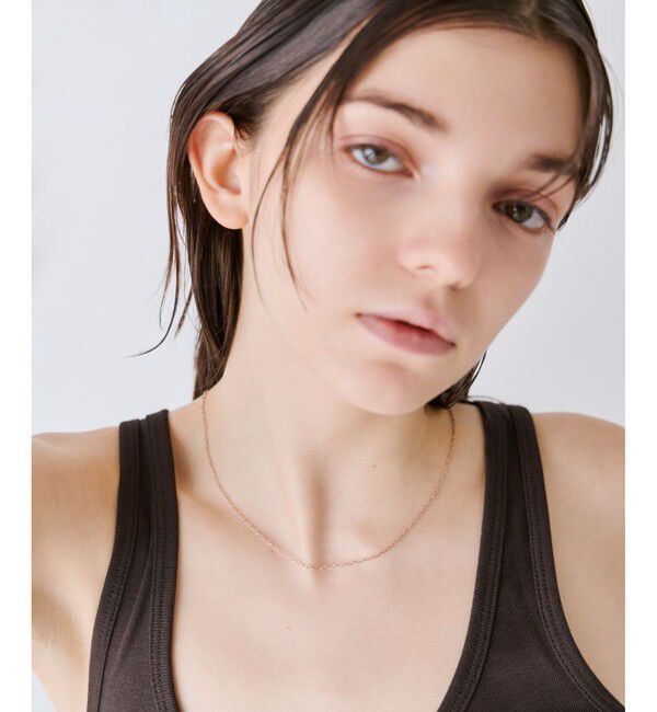 ete「カッティング小豆チェーン ネックレス」|ネックレス|