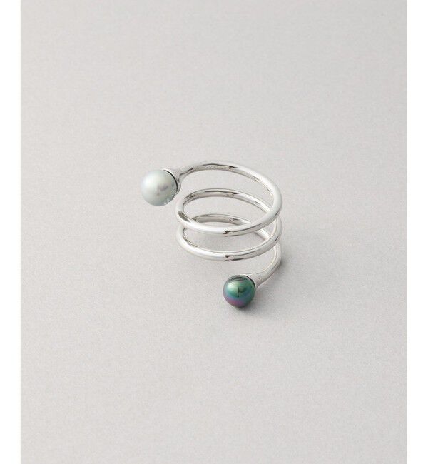 Jouete「リング カラーパール スパイラル」|リング|